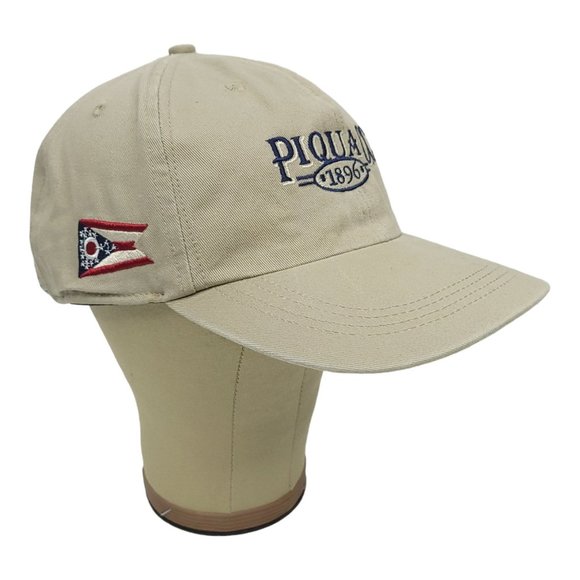 AHead Piqua Country Club Adjustable Cap Golf Trucker Baseball Hat Khaki - Picture 2 of 12